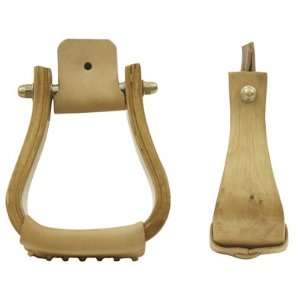  Metalab Wooden Stirrups   2 Sports & Outdoors