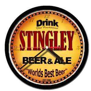  STINGLEY beer and ale cerveza wall clock: Everything Else