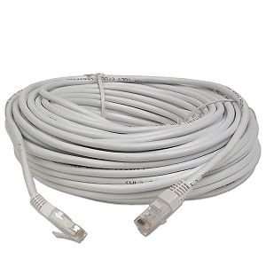  100 Cat5e Ethernet Cable (White): Electronics