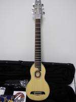 Washburn Steel String Travel Acoustic Guitar Natural RO10 & Case NEW 