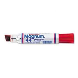    Magnum Oversized Permanent Marker, Chisel Tip, Red: Electronics