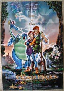 QUEST FOR CAMELOT 1998 Org Movie Poster