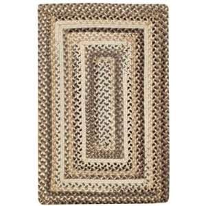   0856 Beige/Brown Concentric Rectangl   2 x 3 9