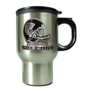 Atlanta Falcons Stainless Steel Travel Mug:  Sports 