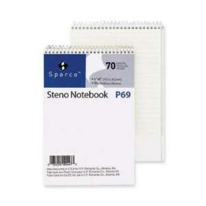 Steno Notebook, Pitman Ruled, 70 Sheets, 6x9, Green   NOTEBOOK,STENO 
