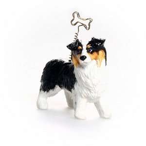  Border Collie Note Holder Tri Color: Office Products