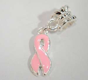   Dangle Charm Bead  Free Bracelet Offer! Cancer Awareness Ribbon  