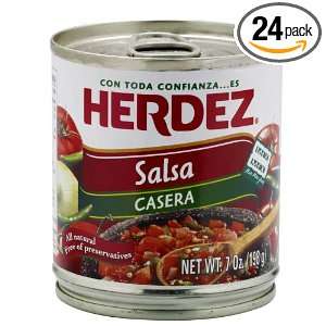 Herdez Salsa Casera, 7 Ounce (Pack of Grocery & Gourmet Food