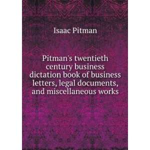  Pitmans twentieth century business dictation book of 