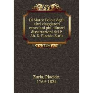   del P. Ab. D. Placido Zurla Placido, 1769 1834 Zurla Books