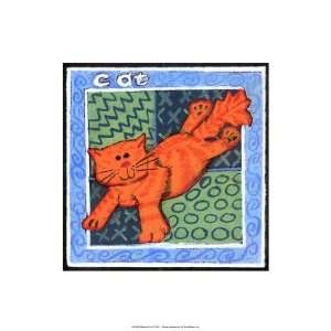  Whimsical Cat Poster by Lisa Choate (13.00 x 19.00)