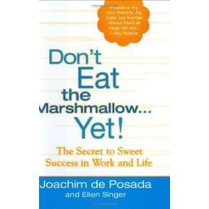   Sweet Success in Work and Life [Hardcover] Joachim de Posada Books