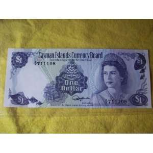 Cayman Islands 1 Dollar Paper Money Banknote. Pick 5b.