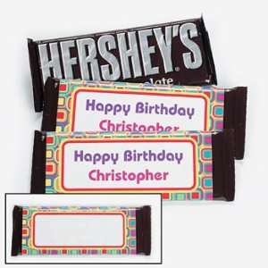 Personalized Kaleidoscope Candy Bar Wrappers   Candy & Candy Wrappers 