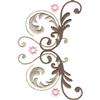 Brother Embroidery Machine Card FLOURISHING APPLIQUE  