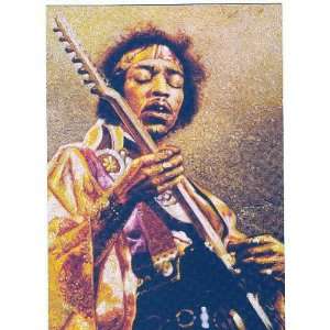  (4x6) Jimi Hendrix (Woodstock) Lobbycard Music Postcard 
