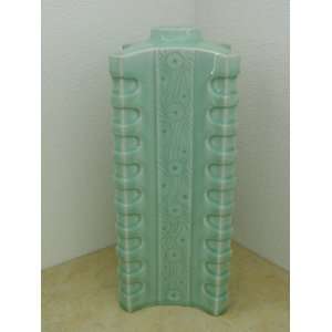  Handcrafted Celadon Large Celadon Ceramic Vase, Jade Color 