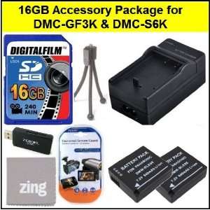  DMC GF3 DMC GF3K DMC S6 DMC S6K Includes 16G SDHC Memory Card + SD 