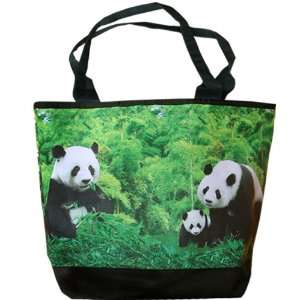 Panda Bears Tote by LaSelva Designs