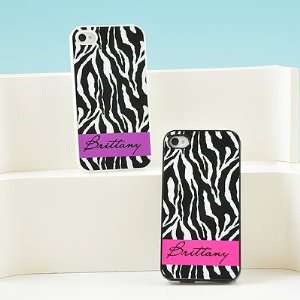    Zebra Print Personalized iPhone Cases: Cell Phones & Accessories