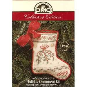 Counted Cross Stitch Holiday Ornament Kit: Home & Kitchen