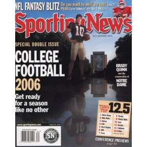   News August 25, 2006 College Football Cover Magazine: Sports