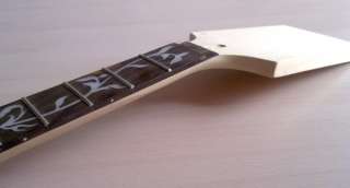 EDEN Angled Paddle Guitar Neck Vine Inlay Floyd Nut 22  