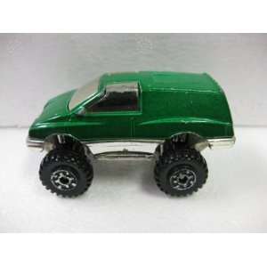    Green Jacked Up SUV with Big TiresMatchbox Car Toys & Games