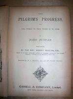 PILGRIMS PROGRESS BUNYAN LATE 1800S CASSELL ILLUST  