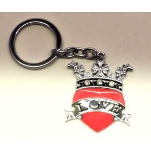  Cute Love Crown Key Chain