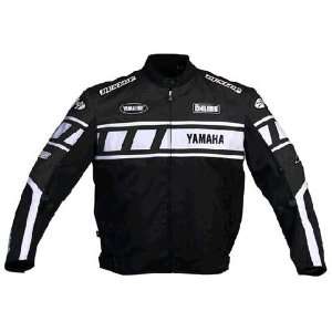  Yamaha Superstock Champion Motorcycle Jacket, Black/White 