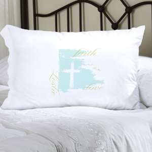  Personalized Faith and Love Pillow Case: Home & Kitchen