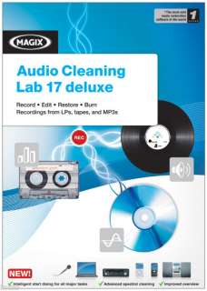 AUDIO CLEANING LAB 17 DELUXE WIN XP,VISTA,WIN 7 *NEW*  