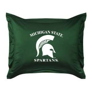 Michigan State Spartans Locker Room Pillow Sham   Standard 