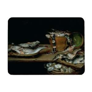  Still Life with Fish (oil on canvas) by   iPad Cover 