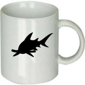  Hammerhead Shark Silhouette Coffee Cup 