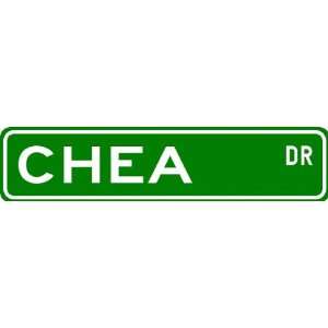  CHEA Street Sign ~ Personalized Family Lastname Sign 