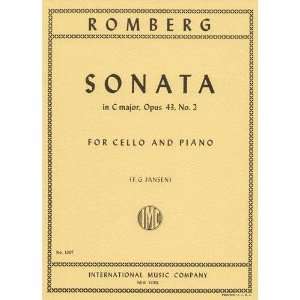  Romberg Sonata in C Major Op. 43 No. 2. For Cello and 