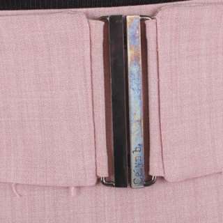 CELYN B. PINK SKIRT WITH WIDE BELT IT44 US8 NEW  