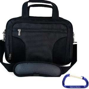  Jet Black Checkpoint Friendly Shoulder Strap Laptop Bag 