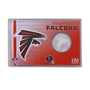  Atlanta Falcons Team History Coin Card: Sports & Outdoors