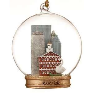  Personalized Boston Christmas Ornament: Home & Kitchen
