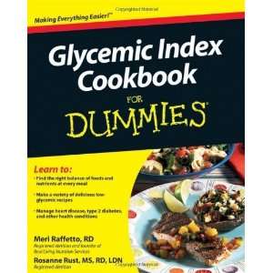   Glycemic Index Cookbook For Dummies [Paperback] Rosanne Rust Books