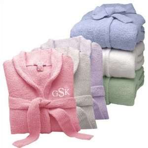   Soft Microfiber Chenille Bath Robe in Pastel Colors