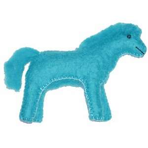  Cheppu Felt Horse Toy Blue Toys & Games