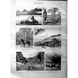  1884 WILD TRIBES SOUDAN HIPPOPOTAMUS LION HAMRANS SHEIK 