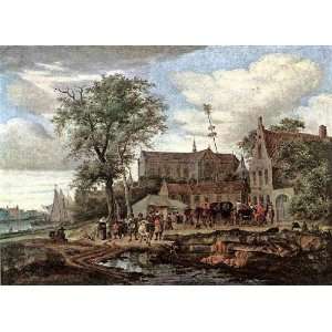   name: Tavern with May Tree, by Ruysdael Salomon van Home & Kitchen