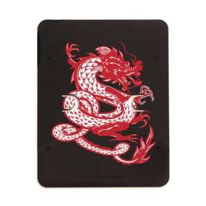   iPad 5 in 1 Case Matte Black Chinese Dancing Dragon 