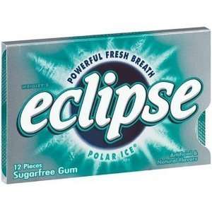 Eclipse Chewing Gum Polar Ice Sugar Free 12 Pieces   20 Pack  