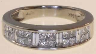   ladies 1cttw diamond wedding band ring womens 3.8g vintage 6  